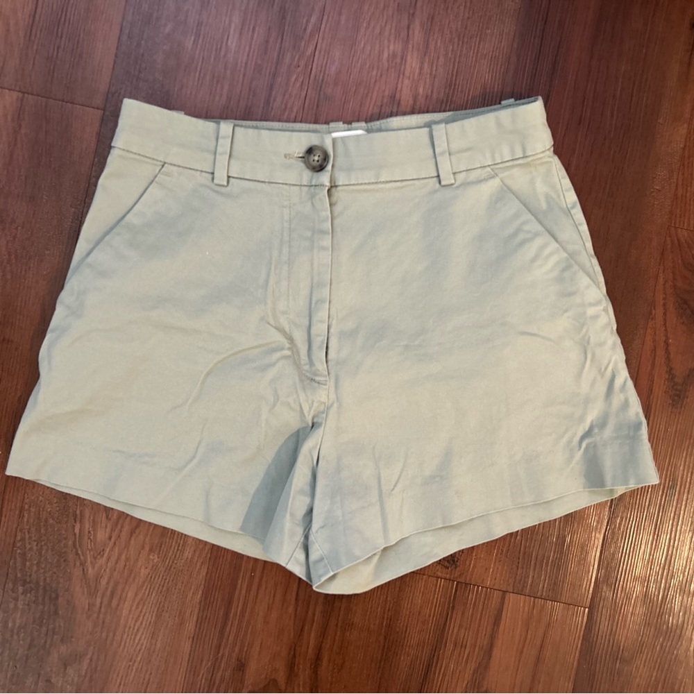 Sage green H&M shorts